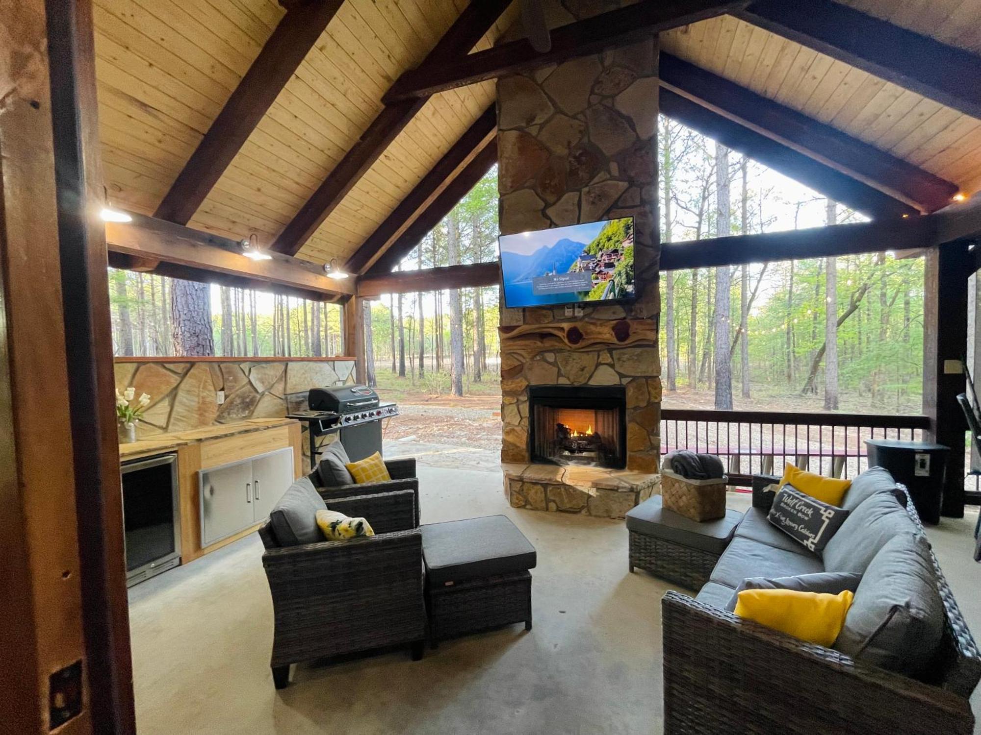 Wolf Creek Luxury Cabin Broken Bow Extérieur photo
